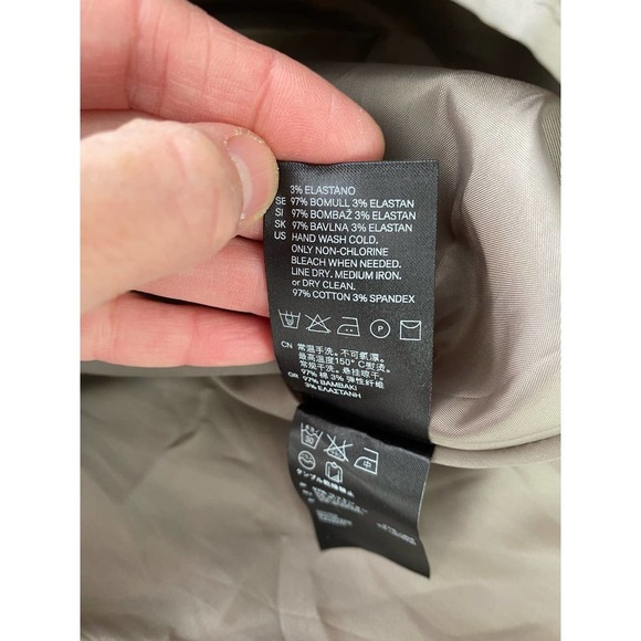 H&M Size 6 Gray Cream Polka Dot Party Dress - Picture 7 of 7